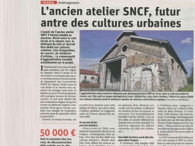 L'ancien atelier SNCF, futur antre des cultures humaines